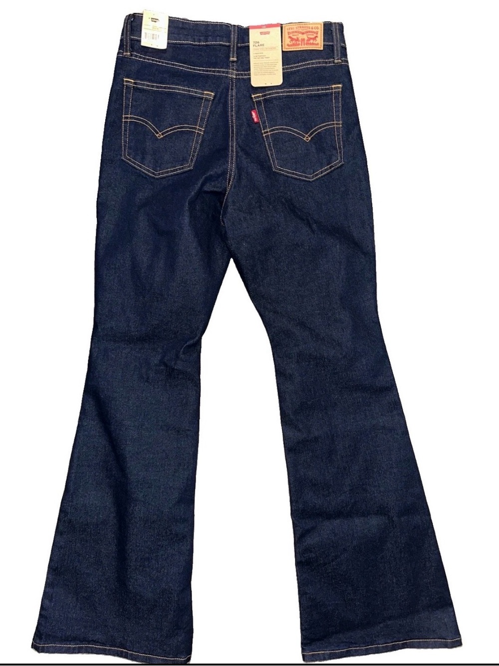 Women’s Levi's Dark Indigo Flare Jeans Size 28x30 NWT